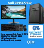 Core i5 computer  8GB RAM 256GB SSD  EMI facility available