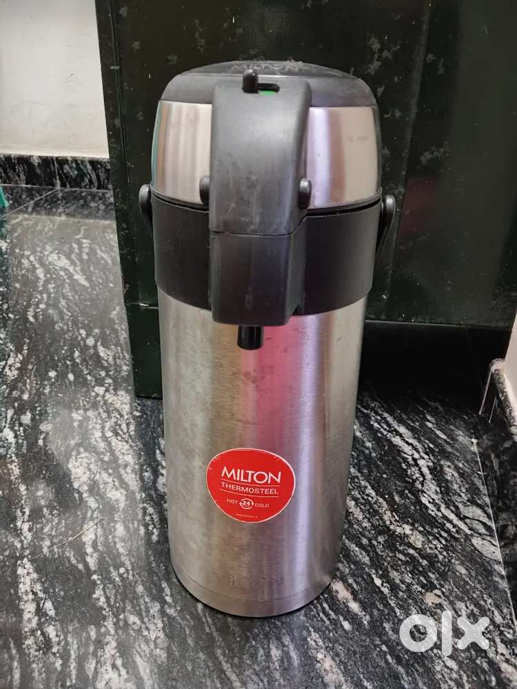 Milton Thermosteel Hot & Cold Flask , 3L – Silver