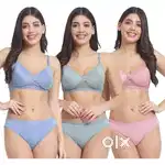 Stylish women panty bra set