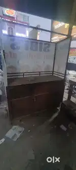 Iron..Counter with door..