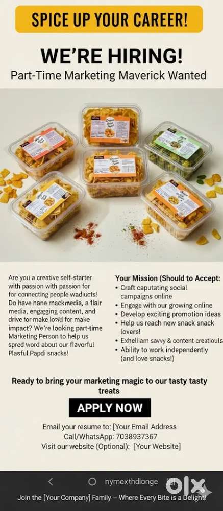 Marketing person and food distributor