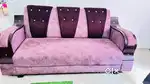 3 seater dubble sofa set with table