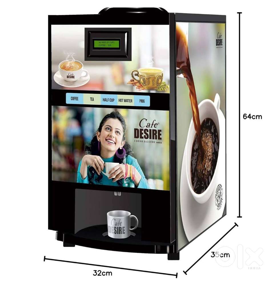 Cafe DESIRE  Tea Coffee New Machine only ten days used