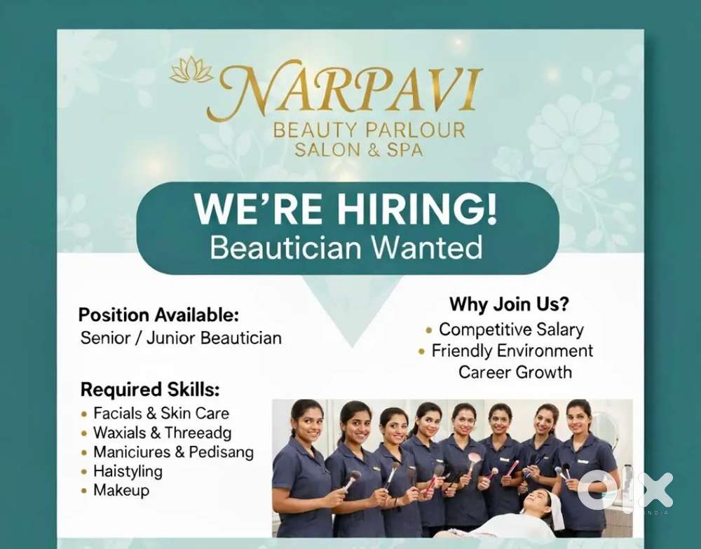 Beautician, Makeup Artists Wanted
