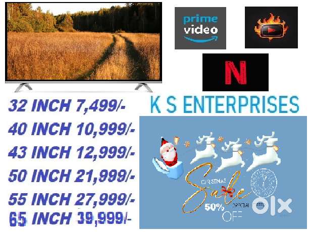 WINTER SPECIAL OFFER 40 INCHES  SMART, 4K UHD LED TV IN 10,999 ONLY.