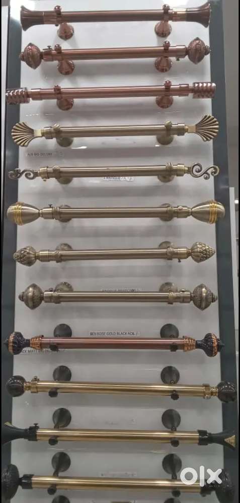 Curtains rod installation