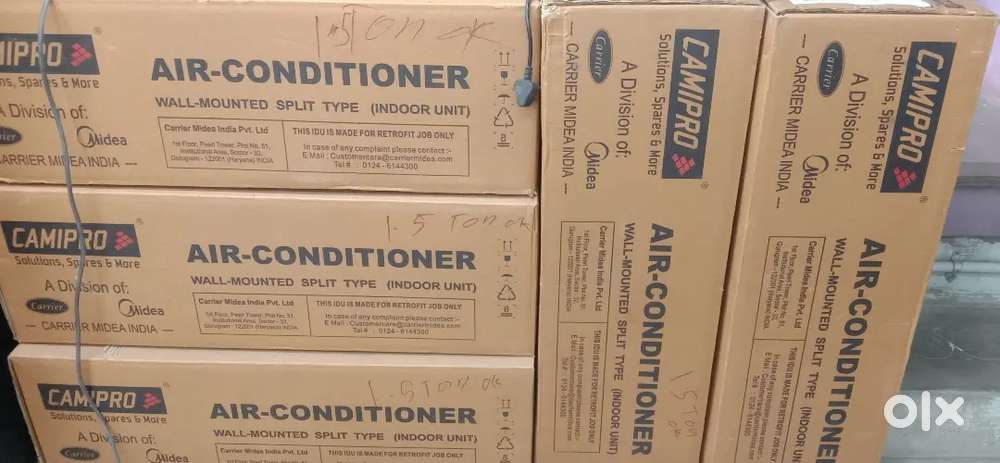 Camipro( carrier ac) indoor ac new outdoor ac seconds for sale
