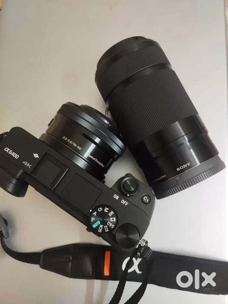 Sony A6400 Mirrorless Camera (55-210mm Lens, Box & Warranty, Like New)