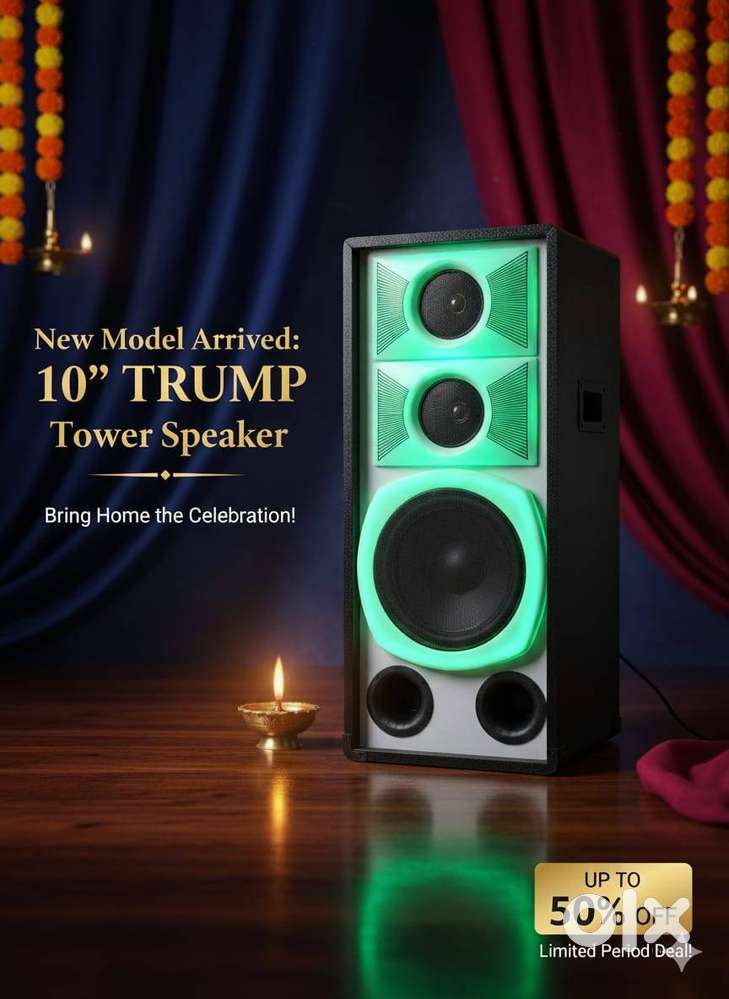 SKTONE Trump Speaker – Diwali Special  Fast Delivery Delhi NCR