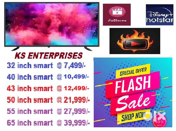 WINTER SALE 50 INCH GOOGLE TV,4K UHD,VOICE COMMAND @ 21,999/-ONLY