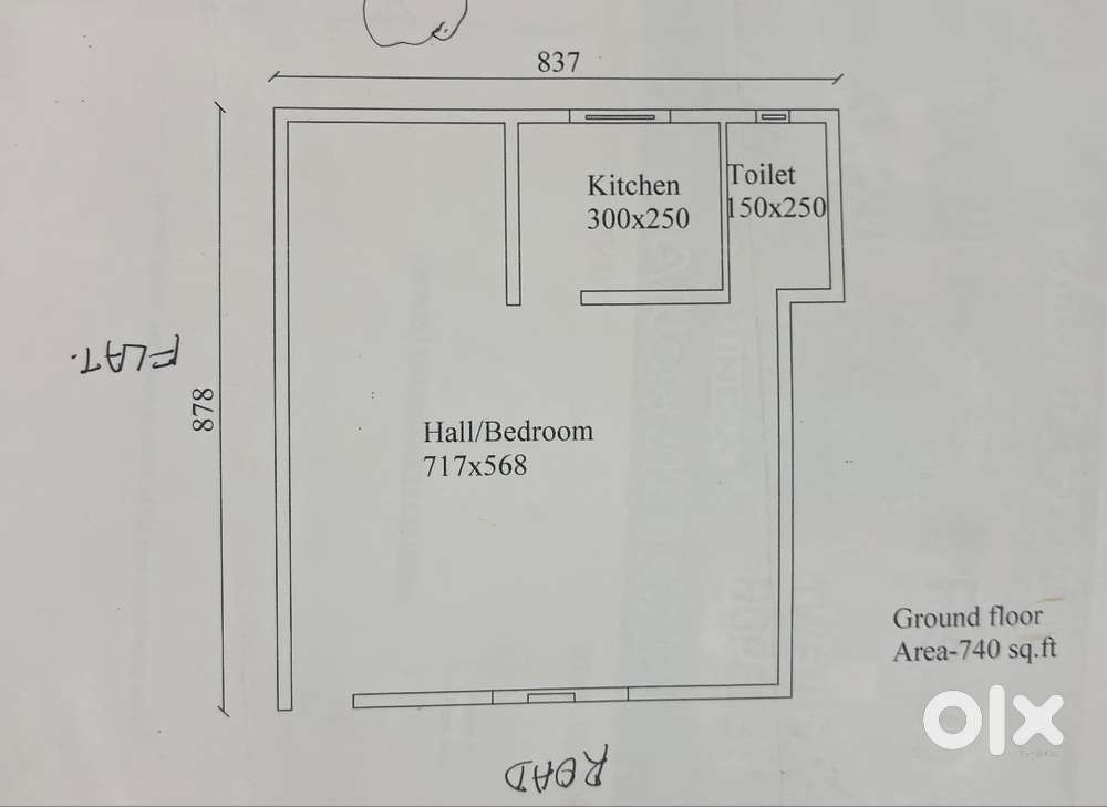 Warehouse for Rent – 740 Sq. Ft at Ponekkara, Edappally – Easy Access