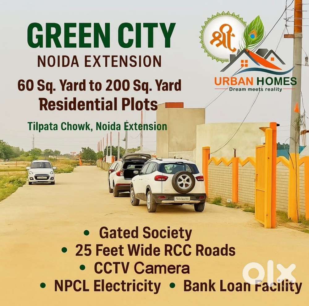 Plots in a fully gated community in NOIDA EXTENSION