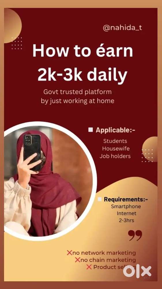 Work from home opportunity