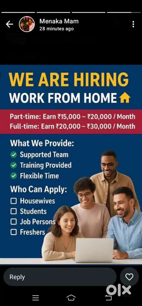 Work from home digital business