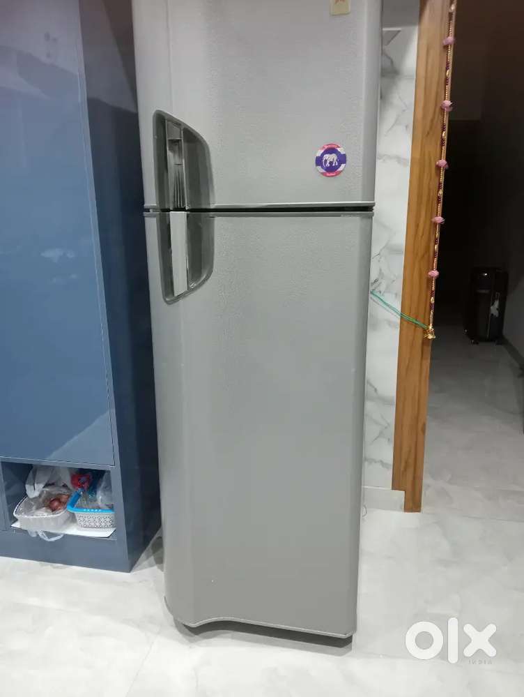 Godrej silver colour fridge