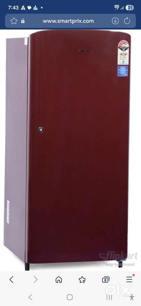 Samsung Refrigerator machine 190 Ltr,05 start  rating 2014 model