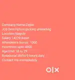 Wanted male (picker&loader)Nagole