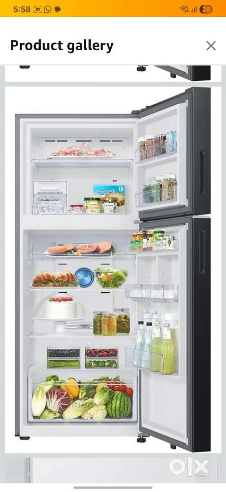 Brand New Samsung 396 L Bespoke AI WiFi Double Door Refrigerator