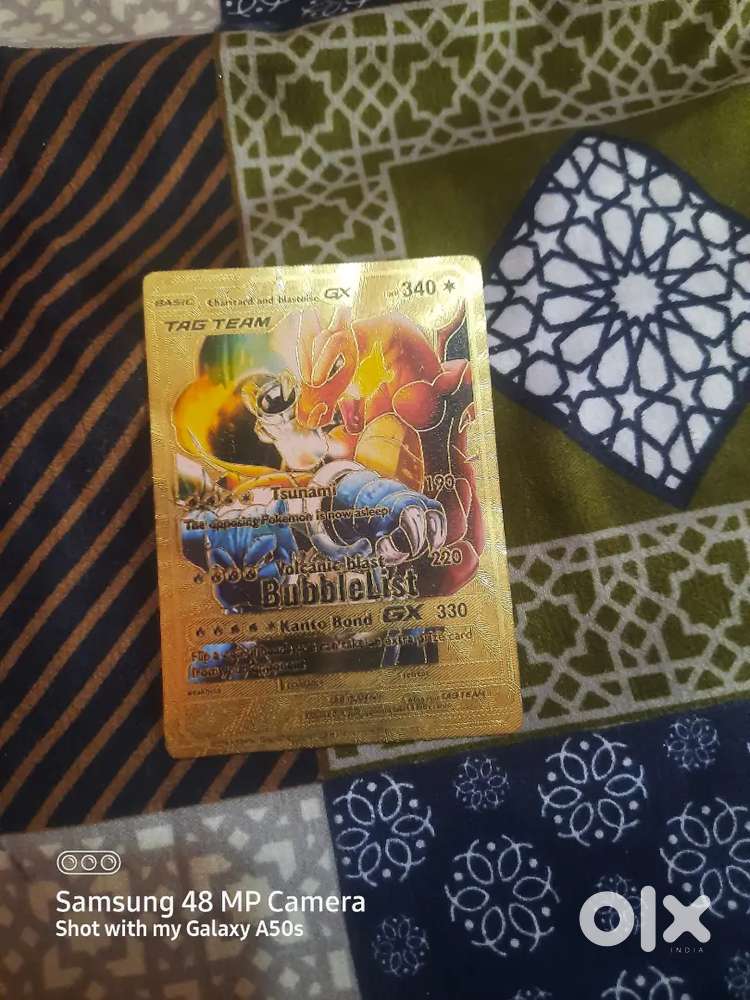 GOLDEN Pokémon card