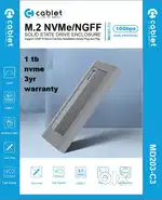 foxin 1tb nvme extenal ssd 3yr warranty  rs 6050,