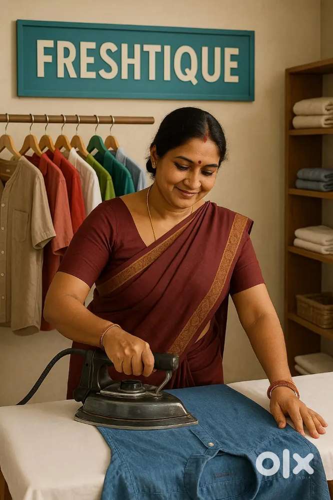Need Two Ironing Person and one Incharge ( Freshers or Experienced )