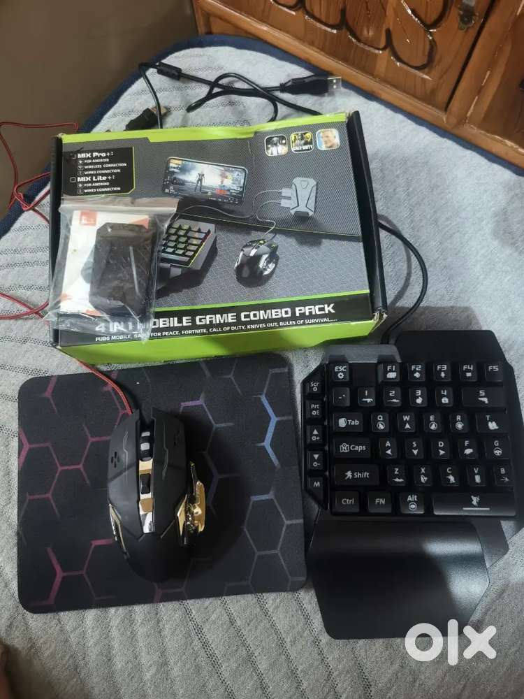 One hand keyboard mouse games bgmi
