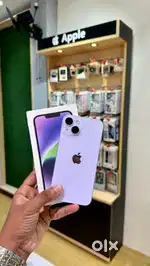 Iphone 14 (128gb)purple colour bth-86%,with full kit neat condition