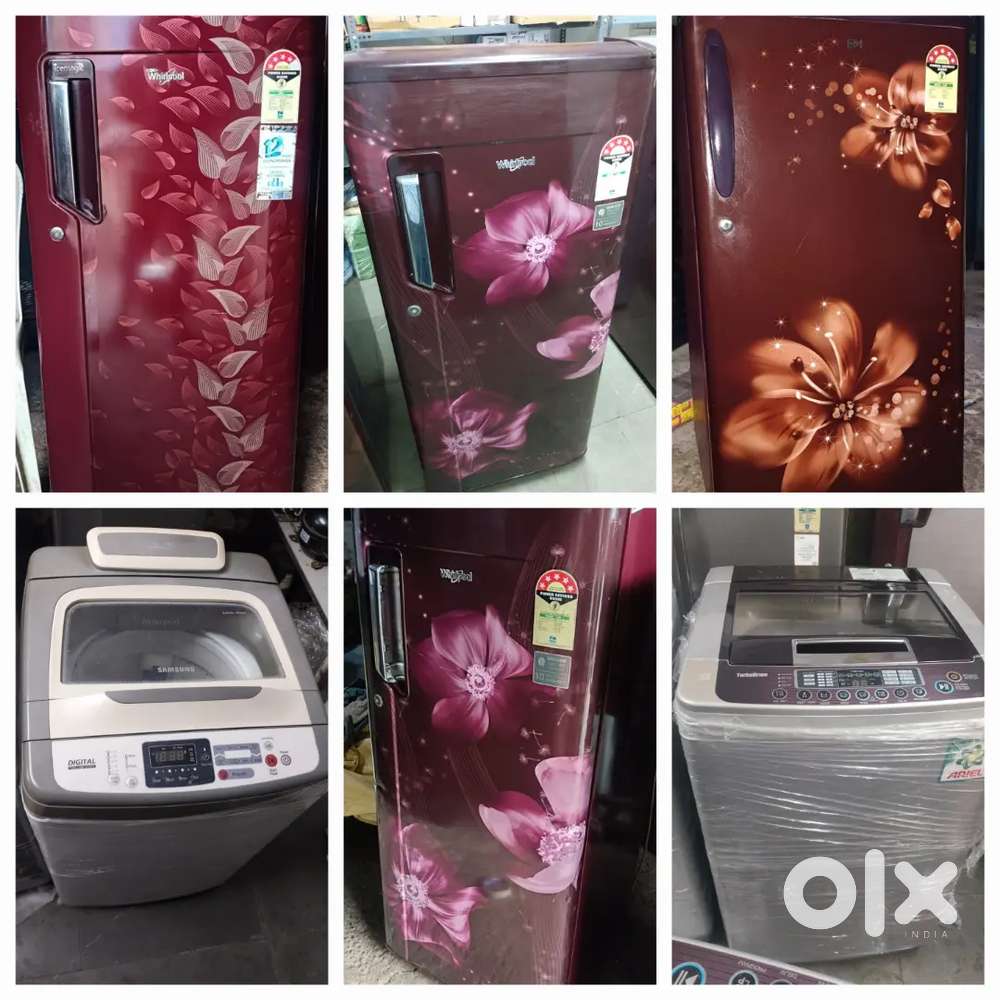 5 year warranty #good condition # fridge and washing machine