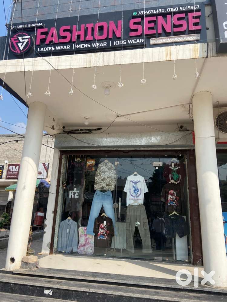 Fully furnished cloth shop for sale