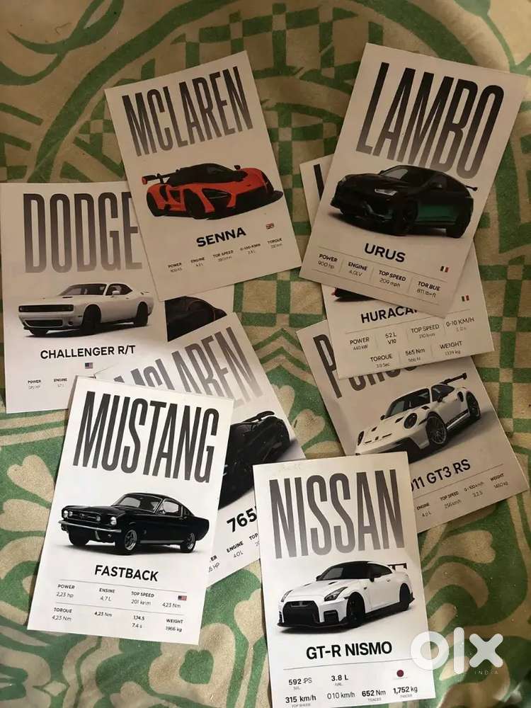 Sports cars poster