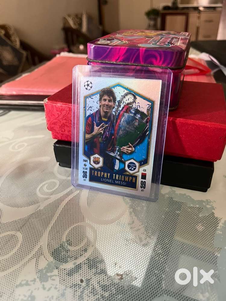 Lionel Messi #438 Trophy Triumph Card Topps Match Attax 2024/25