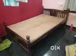 Rosewood cot and bench