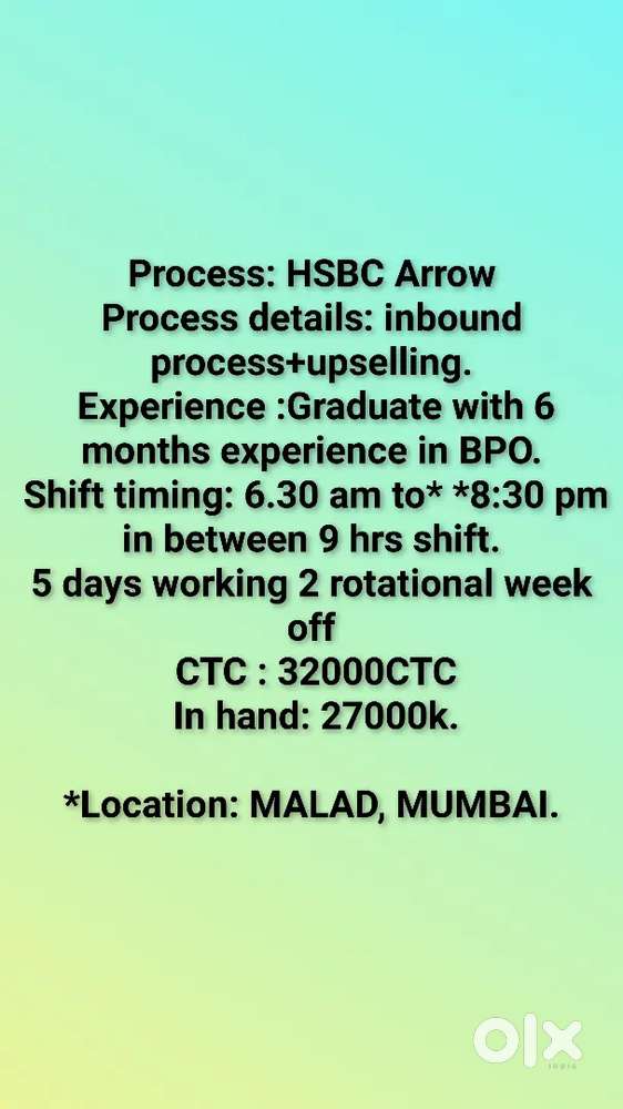 Customer care executive