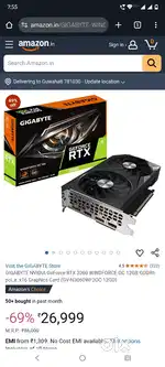 Gigabyte RTX 3060 12Gb Windforce