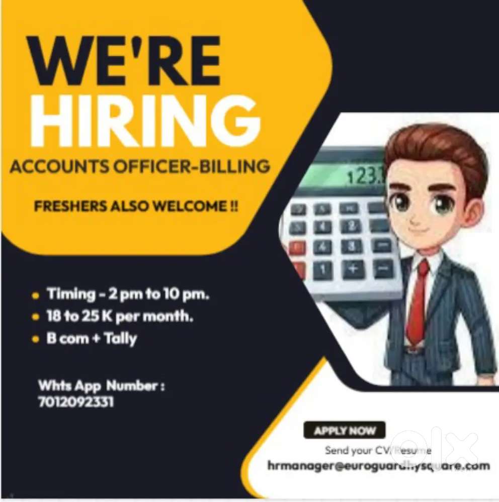Accounts officer-Billing