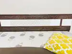 6 by 6 feet bed with storage