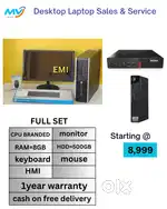 Adobe Reader  Starting @ 8,999  CPU  Monitor  Ram - 8Gb DDR3