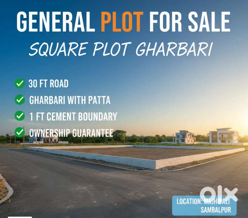 Majhipali General Gharbari Residential plot sale Sambalpur