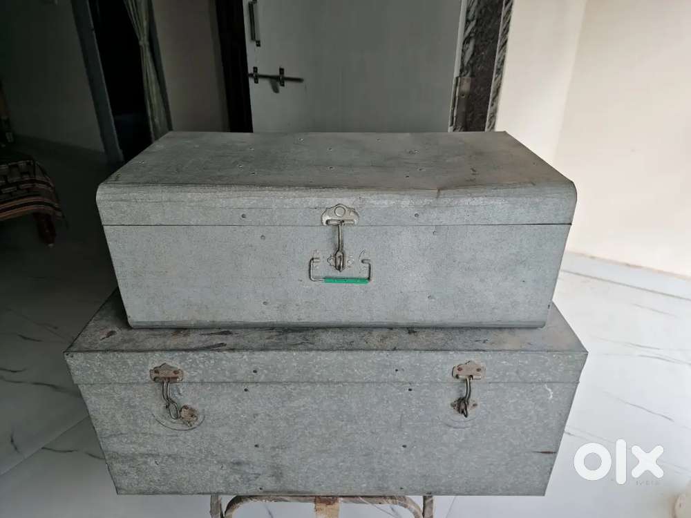Metal Storage Trunk Combo (Large + Small)