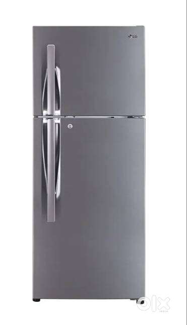 LG 260 L Frost Free Double Door 3 Star Refrigerator Shiny Steel