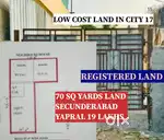 LAND CITY 70-Sqr yards-Sale SECUNDERABADII lowest cost