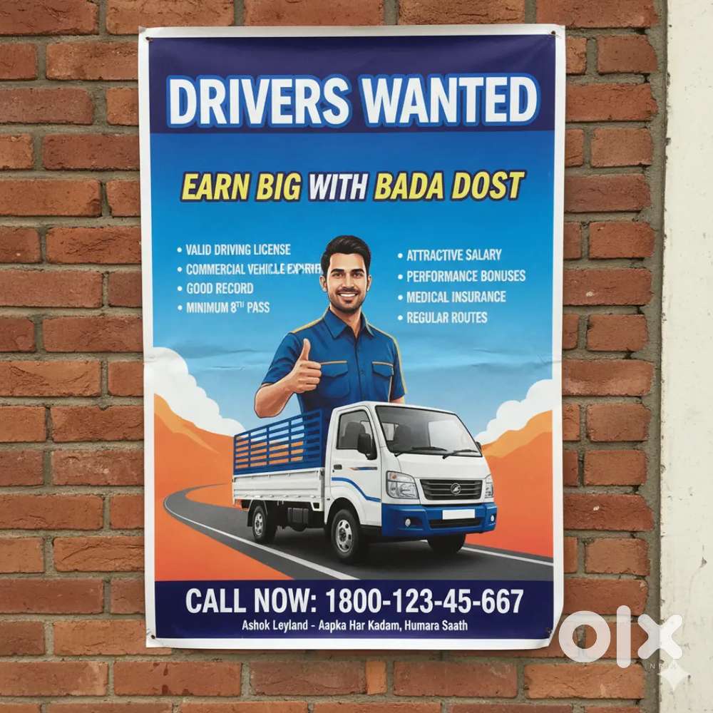 Bada dost and dost vehicle drivers required