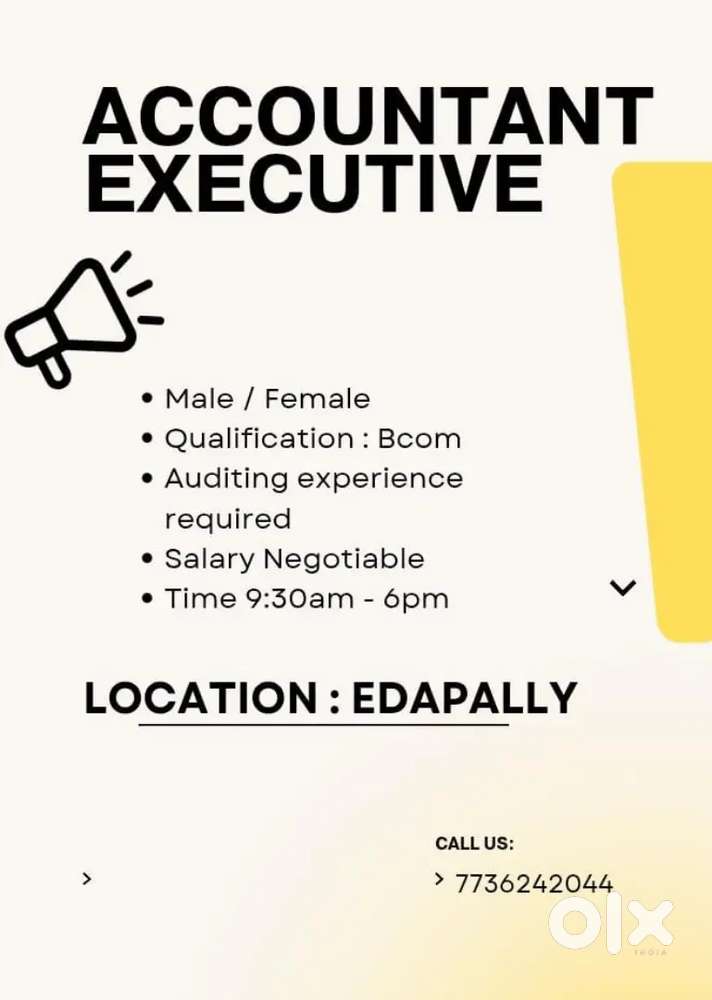 Hiring - Accountant Executive