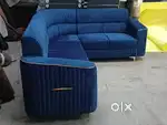 New L shape corner sofa set with 5 yrs warranty