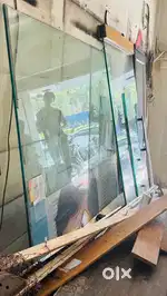 Toughened glass partition
