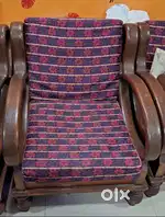 Teak Wooden Sofa 1 + 2 and Teak wood Table