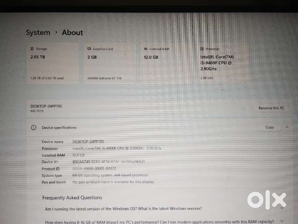 CPU and printer urgent sell