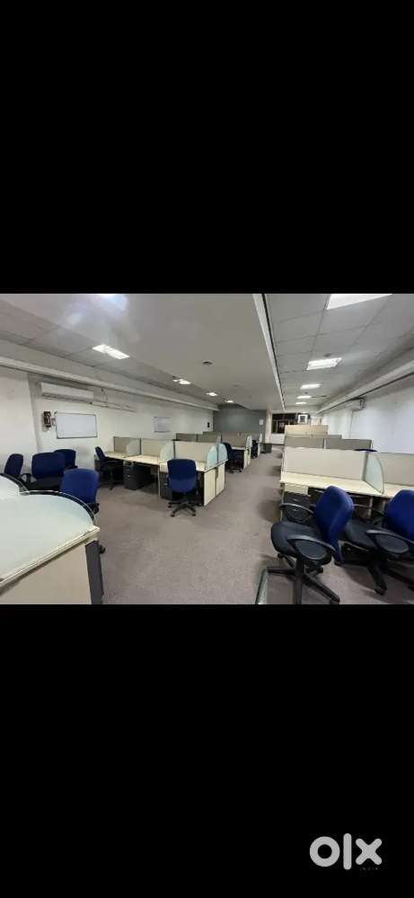 3Cabin,1Cnfrnc,55Workstations.Full Furnished Office For Rent In Noida.