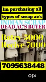 Indian traders im purchasing all types of dead and ruuning  ac's