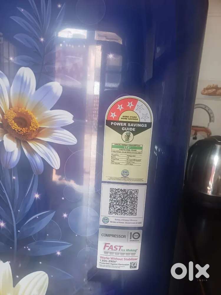New LG freez 210 litre